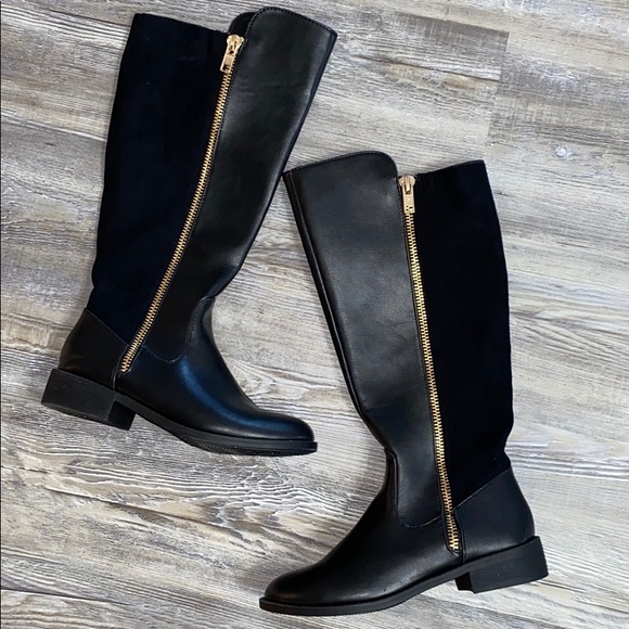 lc lauren conrad molasses women's riding boots